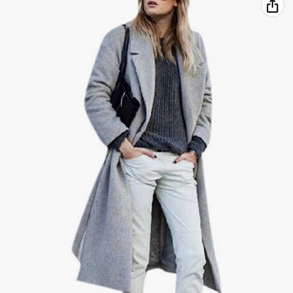 Women's Long Wool Overcoat